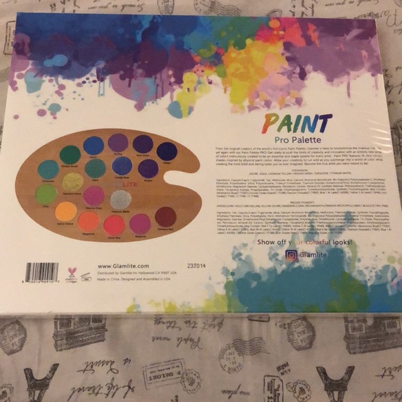 Glamlite Makeup Glamlite Cosmetics Paint Pro Palette 8 Vibrant